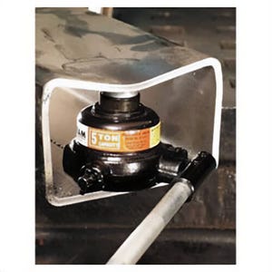 Power Team® 9210A 9 Series Compact Sidewinder Mini Bottle Jack, 10 ton Load, 4-3/4 in H Min, 5-7/8 in H Max, 1-3/16 in