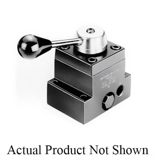 Power Team® 9502 Closed Center Non-Interflow Manual Pump Mounted Valve With Posi-Check® Valve, 3/8 in NPTF Port, 10,000 psi