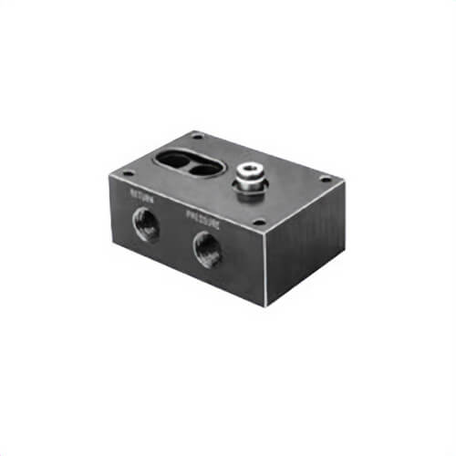 Power Team® 9515 Pump Mounted Subplate, for use with 9500, 9501, 9502, 9594 and 9609 Valve, Steel