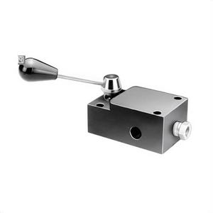 Power Team® 9584 Manual Pump Mounted Valve, 3/8 in NPTF Port, 10,000 psi Pressure, 3-Way Ports/Ways, Steel Body