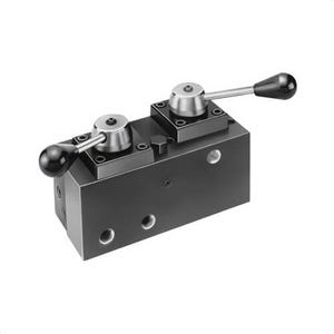 Power Team® 9632 Post Tensioning Multi-Strand Manual Tandem Center Pump Mounted Valve, 3/8 in NPTF Port, 10,000 psi Pressure