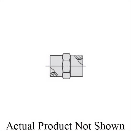 Power Team® 9680 Straight Hydraulic Coupling, 3/8 x 3/8 in Nominal, Female NPTF End Style, Steel