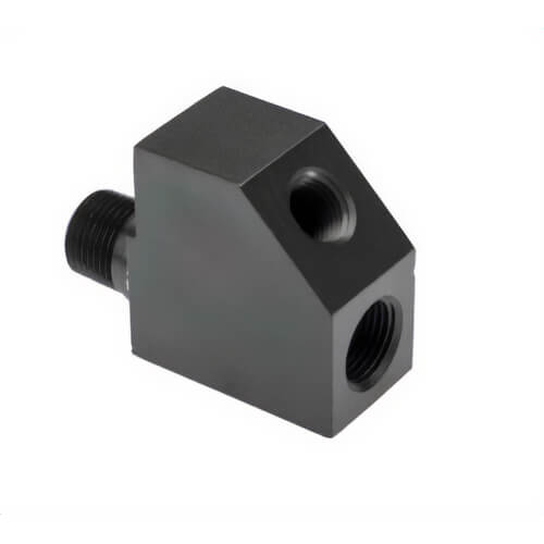 Power Team® 9699 Gauge Fitting, Female NPTF x Male NPTF x Female NPTF, 3/8 x 3/8 x 1/4 in Nominal