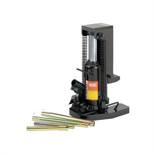 Power Team® J106T Economy Side Pump Toe Jack, 10 ton Load, 12-7/8 in H Minimum, 18-3/4 in H Maximum, 5-7/8 in