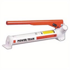 Power Team® P12 P Series 1-Speed Manual Hydraulic Hand Pump, 12 in³ Tank