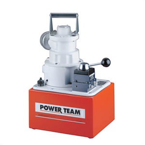 Power Team® PA554R 2-Speed Air Driven Hydraulic Pump, 55 in³/min Air Flow, 3/8 in FNPT Fluid Port
