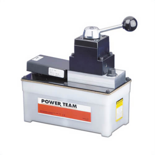 Power Team® PA6D 1-Speed Hydraulic Air Pump With High Density Polyethylene Reservoir, 6 in³/min Air Flow