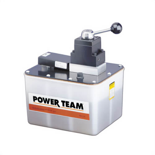 Power Team® PA6D2 Air Driven Double Acting Hydraulic Pump, 6 in³/min Air Flow, 3/8 in FNPT Fluid Port