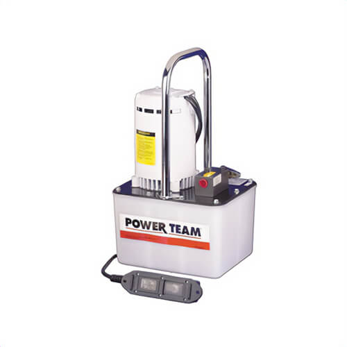 Power Team® PE174M 2-Speed Portable Electric/Hydraulic Pump, 375 in³, 1/2 hp, 16/20/190/290 in³/min Flow Rate