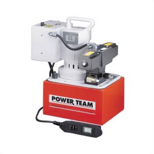 Power Team® PE554T-C Vanguard® Portable Double Acting Electric Pump, 1-1/8 hp, 2 Stages, 525 in³, 55 in³/min Flow Rate