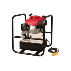 Power Team® PG1203-CP PG120 2-Stage 2-Speed Gas Hydraulic Pump, 3 gal Reservoir, 6 hp, 100 psi Max Pressure