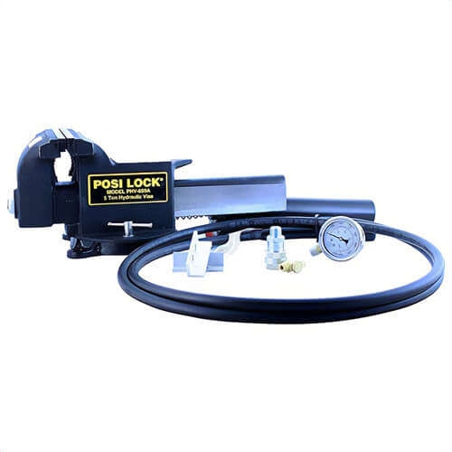 Power Team® PTPHV859SPX Bench Hydraulic Vise Assembly without PA6 Pump, 10000 psi, 5 ton