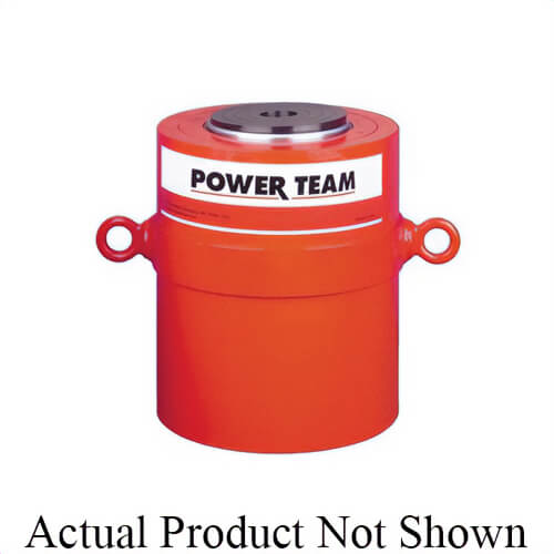 Power Team® R2802C Hydraulic Cylinder, High Tonnage, Single Acting/Load Return Function, 2 in L Stroke, 280 ton Max Force