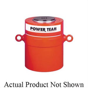 Power Team® R2802C Hydraulic Cylinder, High Tonnage, Single Acting/Load Return Function, 2 in L Stroke, 280 ton Max Force
