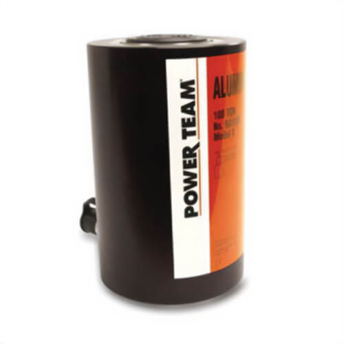 Power Team® RA202 Hydraulic Cylinder, Single Acting/Spring Return Function, 2-1/8 in L Stroke, 20 ton Max Force