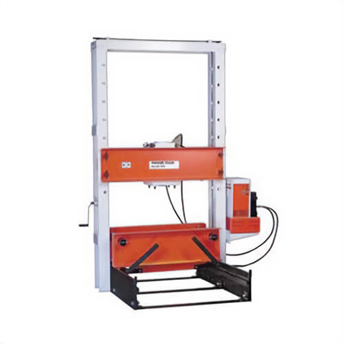 Power Team® RB8013S-380 Roll-Bed® Hydraulic Shop Press, 80 ton, 3 hp, 64-1/4 in Base Length, 50-1/2 in Base Width