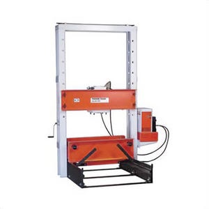 Power Team® RB8013S-380 Roll-Bed® Hydraulic Shop Press, 80 ton, 3 hp, 64-1/4 in Base Length, 50-1/2 in Base Width