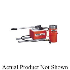 Power Team® RPS154 Cylinder and Pump Set, Precision Matched, Steel, 15 ton, 4-1/8 in Stroke, 7-7/8 in Retractable Height