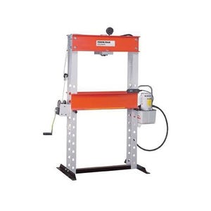 Power Team® SPM256 Economy Hydraulic Shop Press, 25 ton, 43 in Base Length, 28 in Base Width, 6-1/4 in Stroke Length