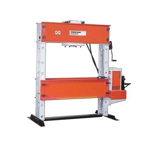 Power Team® SPM10010 Hydraulic Shop Press, 100 ton, 64 in Base Length, 36 in Base Width, 10-1/4 in Stroke Length