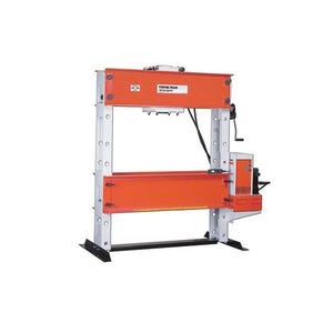 Power Team® SPE10013DS Hydraulic Shop Press with Pump, 100 ton, 3 hp, 64 in Base Length, 36 in Base Width, 13-1/8 in Stroke Length