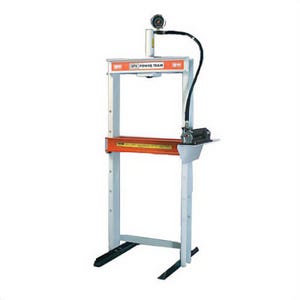 Power Team® SPE1010 SP Series Shop Press, 10 ton Capacity, 1/4 hp, 25-1/4 in L x 28 in W Base, 10-1/8 in L Stroke