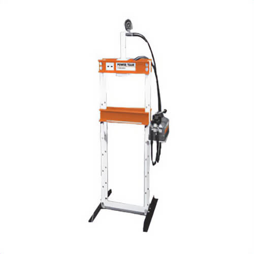 Power Team® SPE1010D SP Series Shop Press, 10 ton Capacity, 1/4 hp, 25-1/4 in L x 28 in W Base, 10 in L Stroke