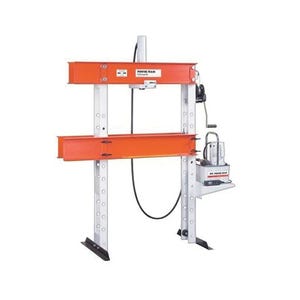 Power Team® SPE2514S Open-End-Access™ Hydraulic Shop Press, 25 ton, 1 hp, 43 in Base Length, 28 in Base Width