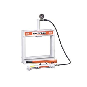 Power Team® SPM1010X Bench Hydraulic Shop Press, 10 ton, 25-1/4 in Base Length, 7-3/16 in Base Width