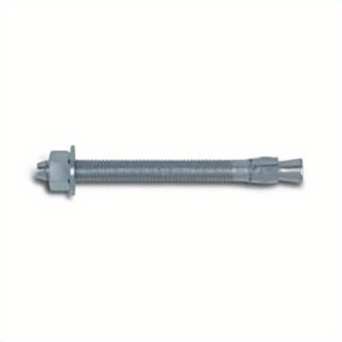 DeWALT® Power-Stud® 7310 Wedge Expansion Anchor, 3/8 in dia, 2-1/4 in OAL, 1-1/4 in L Thread, 304 SS, Galvanized