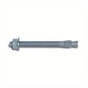 DeWALT® Power-Stud® 7323 Wedge Expansion Anchor, 1/2 in dia, 4-1/2 in OAL, 3-1/8 in L Thread, 304 SS, Galvanized