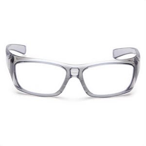 Pyramex® SG7910D20 Bi-Focal Safety Reading Glasses, +1.5 Diopter, Clear Polycarbonate Lens, Gray Nylon Frame, 99.9% UV Protection