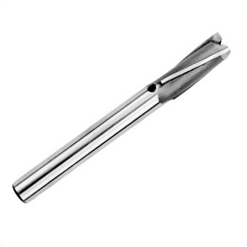 Qualtech DEWCBR1/2 Round Shank Counterbore, 1/2 in dia Bore, 7/16 in dia Shank, 4-5/16 in OAL, HSS, Pilot Shank dia Compatibility: 3/16 in