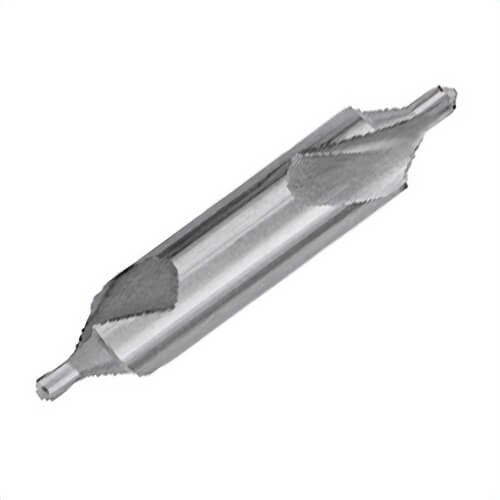 Qualtech DEWCCD1 Regular Combined Drill and Countersink, #1 Drill - Wire, 60°  Included Angle, HSS, Bright