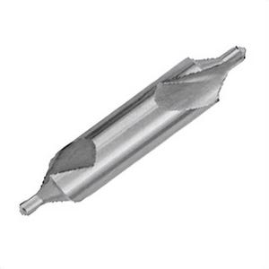 Qualtech DEWCCD1 Regular Combined Drill and Countersink, #1 Drill - Wire, 60°  Included Angle, HSS, Bright