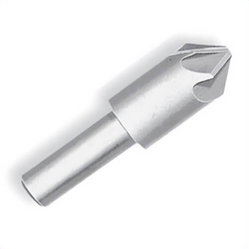 Qualtech DEWCHAT3/4-120 Chatterless Countersink, 1/2 in dia Shank, 6 Flutes, 120°  Included, 3/4 in dia Min Cutting, HSS