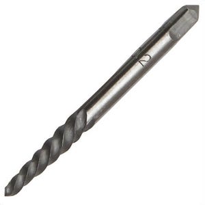 Qualtech DEWEZ2 Screw Extractor, #2 Extractor, 7/64 in Drill, For Screw Size: Up to 1/4 in, 2-3/8 in OAL