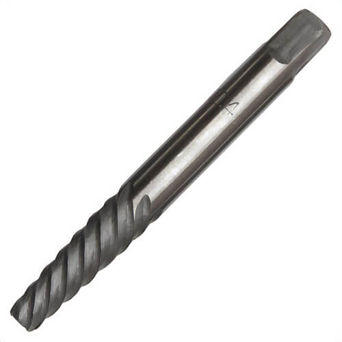 Qualtech DEWEZ4 Screw Extractor, #4 Extractor, 1/4 in Drill, For Screw Size: Up to 7/16 in, 3 in OAL