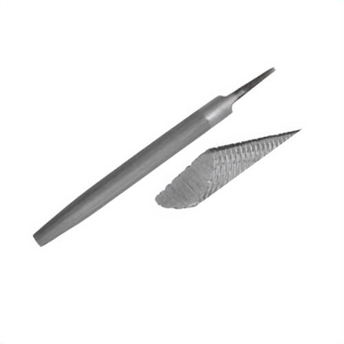 Qualtech DIC04795 American Pattern Half Round File, 6 in L, Double Cut