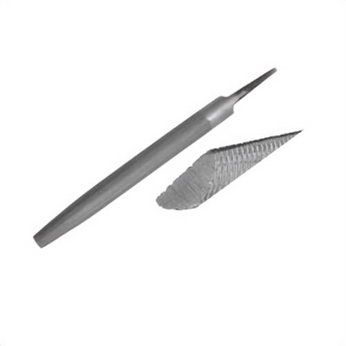 Qualtech DIC04896 American Pattern Half Round File, 8 in L, Double Cut