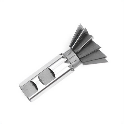 Qualtech DWCA1406-45 Dovetail Cutter, 3/8 in dia Cutter, 3/8 in dia Weldon Shank, 45°  Included, 2-1/8 in OAL