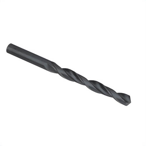 Qualtech DWDMM3.80 Jobber Length Drill Bit, 3.8 mm Drill - Metric, 0.1496 in Drill - Decimal Inch, 118°  Point, HSS, Black Oxide