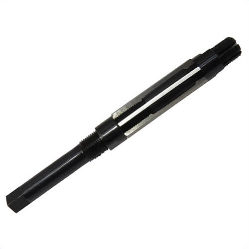 Qualtech DWRRADJJ Adjustable Hand Reamer, 1-3/16 to 1-11/32 in dia x 11 in OAL, Square Shank, Straight Flute