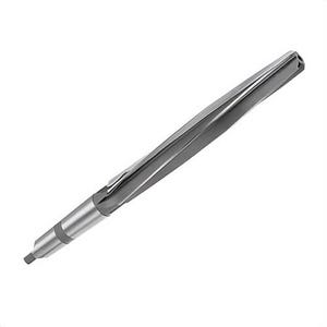 Qualtech DWRRB1-1/8 Bridge Reamer, Imperial, 1-1/8 in dia x 12 in L, #3 Morse Taper dia Tapered Shank, Spiral Flute