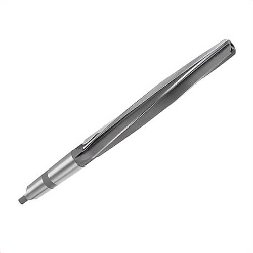 Qualtech DWRRB1-9/16 Bridge Reamer, Imperial, 1-9/16 in dia x 13 in L, #4 Morse Taper dia Tapered Shank, Spiral Flute