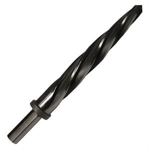Qualtech DWRRBSS7/16 Bridge Reamer, Imperial, 7/16 in dia x 5-7/8 in L, 7/16 in dia Round Shank, Straight Flute