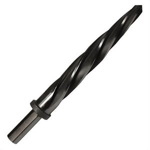 Qualtech DWRRBSS9/16 Bridge Reamer, Imperial, 9/16 in dia x 5-/78 in L, 1/2 in dia Round Shank, Straight Flute
