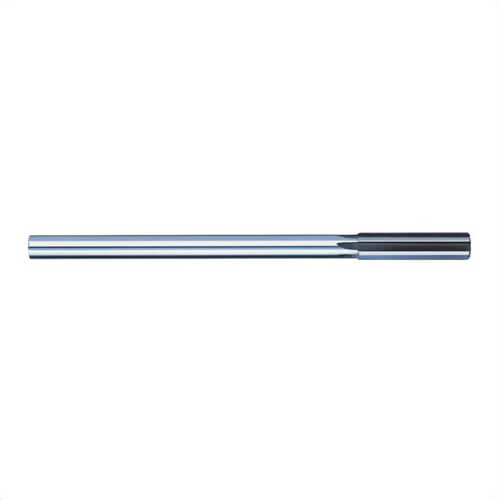 Qualtech DWRRDP.1865 Dowel Pin Reamer, 0.1865 in dia x 4-1/2 in OAL, Round Shank, Straight Flute
