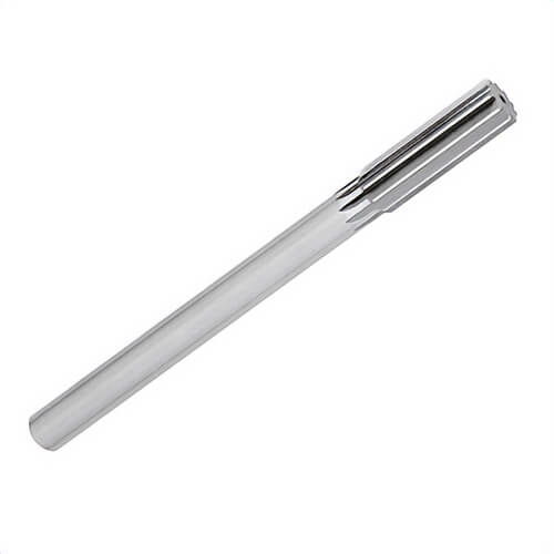 Qualtech DWRRSP41/64 Chucking Reamer, 41/64 in dia x 9 in OAL, Round Shank, Spiral Flute
