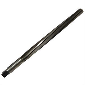 Qualtech DWRRTP10 Taper Pin Reamer, #10 Taper Pin, 0.5799 in dia Small End, Straight Flute, Round Shank